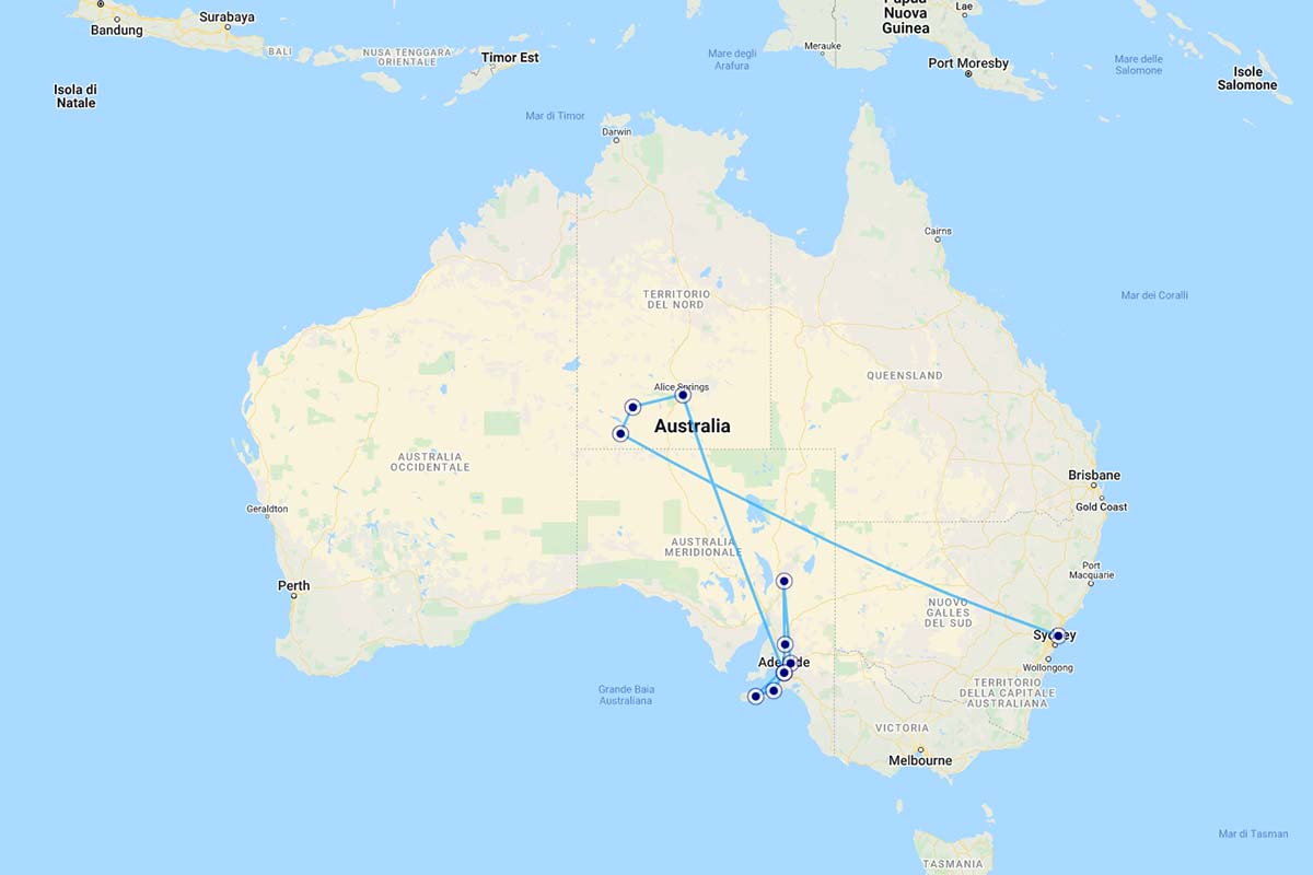 Itinerario South australia